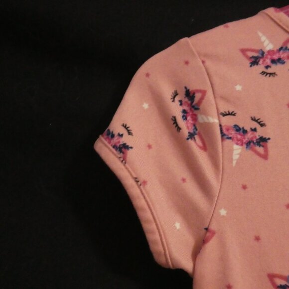 JENNA & JESSIE | 4T | Pink Short Sleeve Dress | Bow Neckline Back Design - Picture 10 of 16